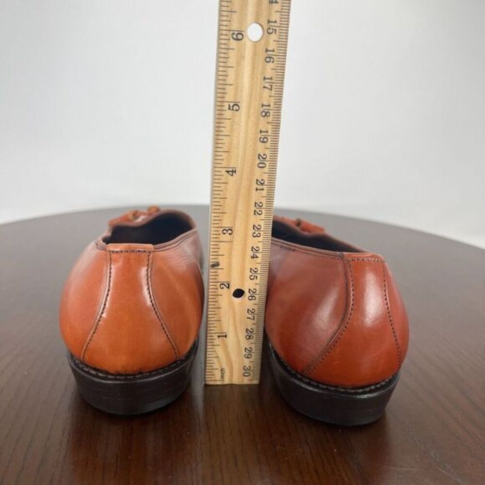 Allen Edmonds Loafer Shoes Women's 6 Rust Leather Tasseled Casual Slip-On 71855 - Picture 10 of 16